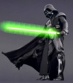 Darth Vader mit grünem Lichtschwert