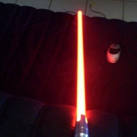 Erste eigenbau Lichtschwerter