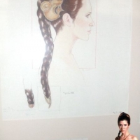 Slave Leia Production Drawing