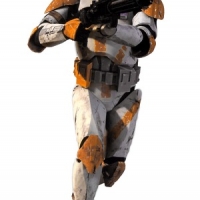 Commander Cody im ersten Kriegsjahr oft mit Captain Rex zusammen.