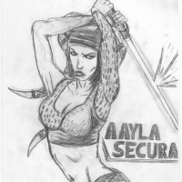 Aayla Secura in Kampfpose :D
