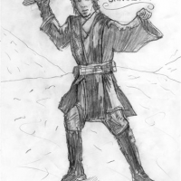 Joa ... Anakin Skywalker halt ... in Kampfhaltung