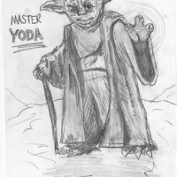 Der gute alte Meister Yoda ... mit extra Falten ^^