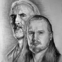 Dooku & Qui-Gon

Original: Bleistiftzeichnung auf DIN A 2 Papier

Foto: nachbearbeitet mit Gimp 2 (Tonwertkorrektur, in Graustufen umgewandelt)