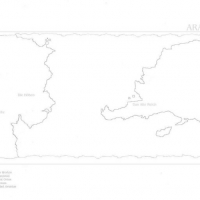 Emmergens Ausschnitt - Ausschnitt der bis dato betroffenen Kontinente meiner Fantasy-Welt... der Westen und der Osten wurden ja bereits in einzelnen Karten gezeigt