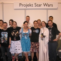 Gruppenbild am PSW - Stand