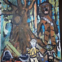 Lukes Traum auf Dagobah