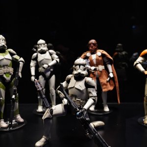Diorama Kenobi mit Clone Troopern