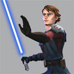Anakin in Kampfpose.