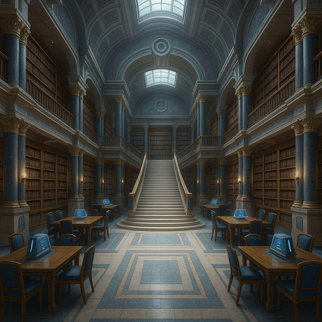 Bild eines Bereiches einer Bibliothek in Blue One auf Prefsblet IV Bild 2.png