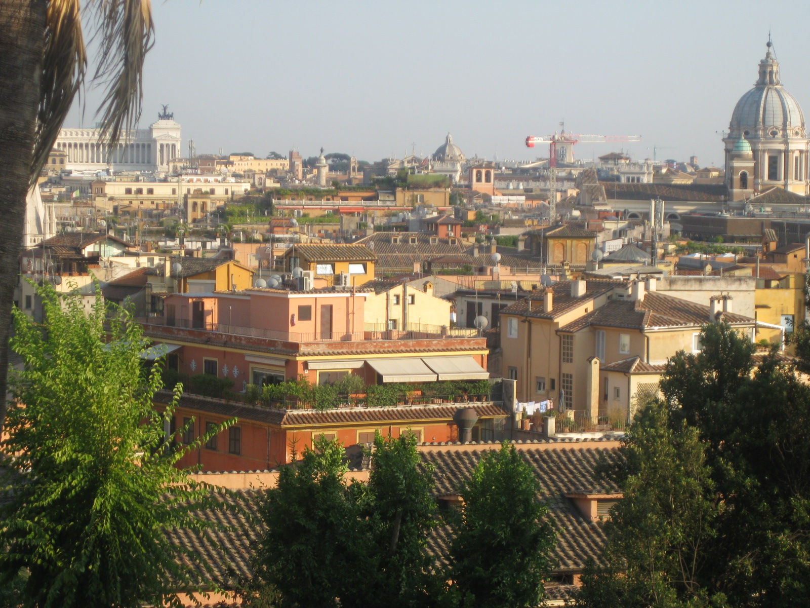 Blickrichtung zum Monumento Nazionale