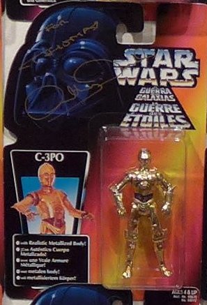 C-3PO mit Autogramm von Anthony Daniels