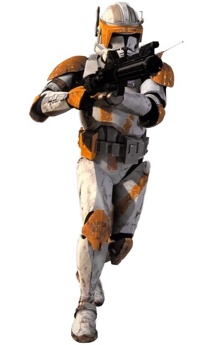Commander Cody im ersten Kriegsjahr oft mit Captain Rex zusammen.