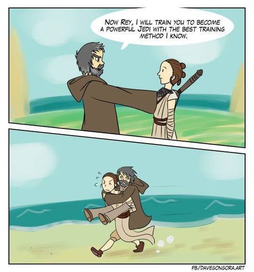 Das komplexe Training der Jedi