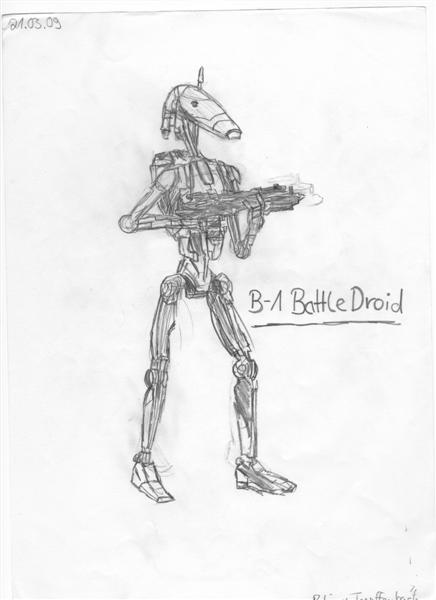 Ein kleiner feiner B-1 Kampfdroide ... sind sie nicht niedlich? ^^