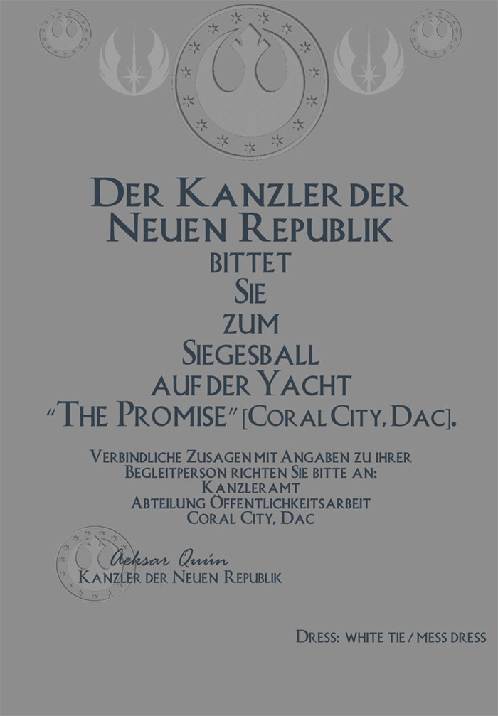 Einladung Siegesball - picture by Padme Master
