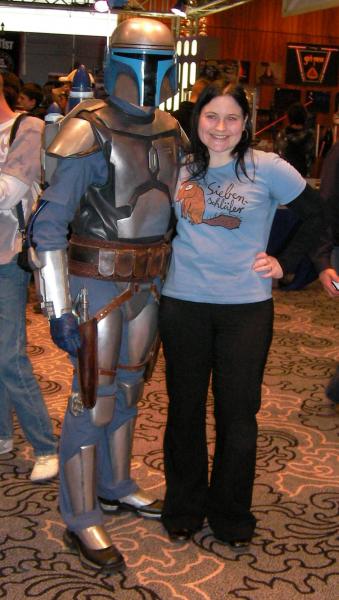 Glücklich auf der jedi-Con 2008