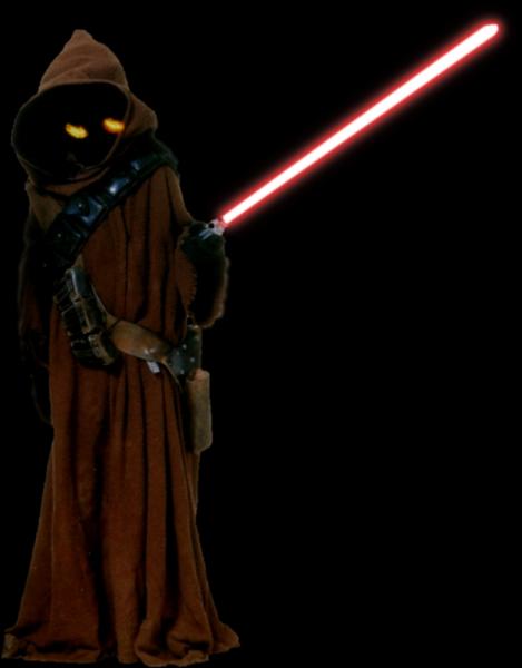 Jawa mit Laserschwert