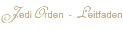 Jedi Orden Schriftzug