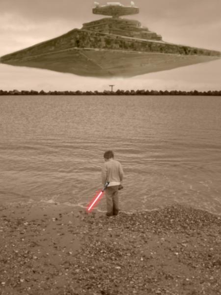 Mein Sohn am Strand von Oostvoorne (Holland)