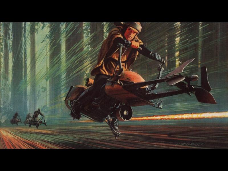 Return Of The Jedi Pursuit in Endor