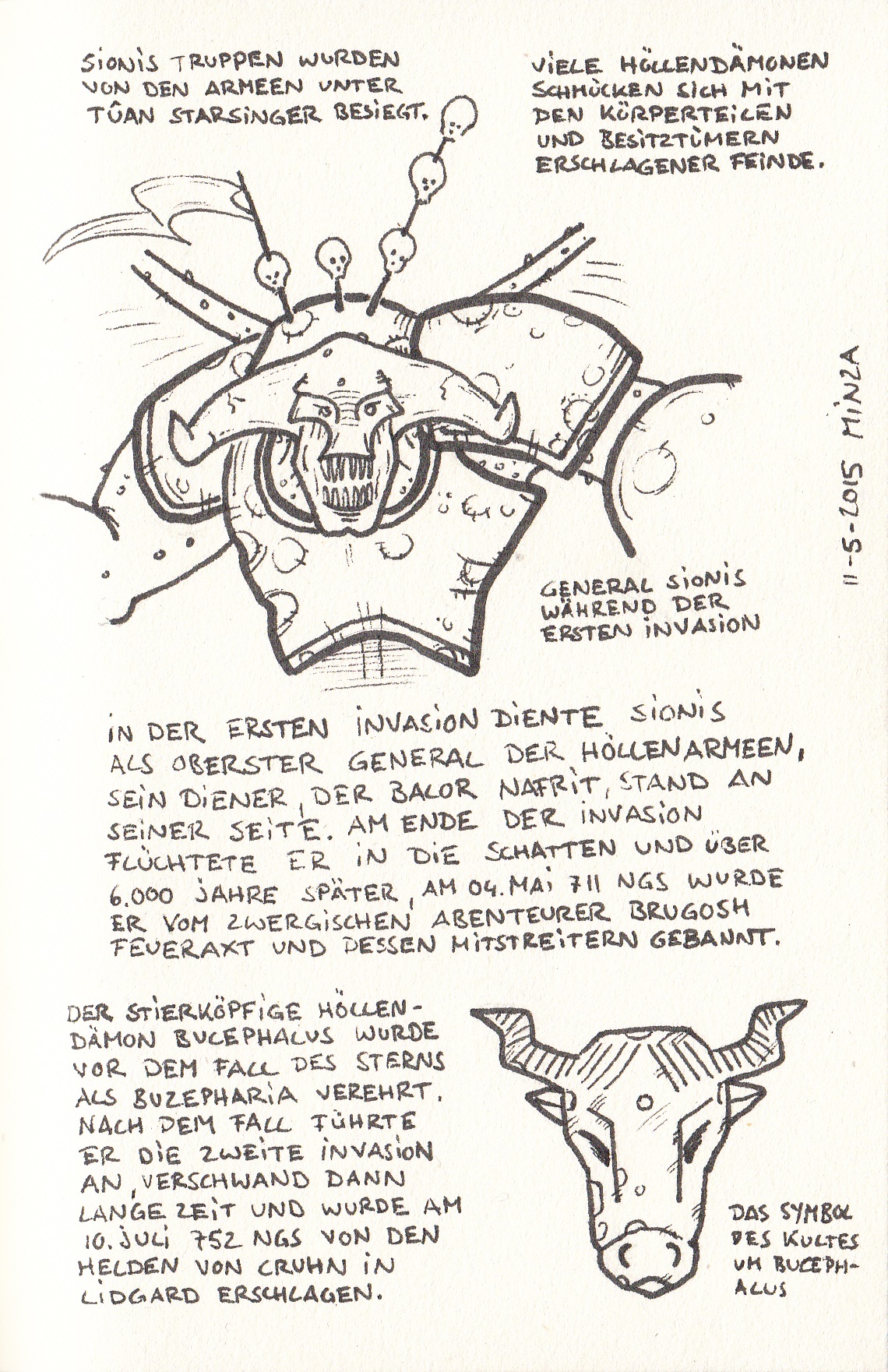 Sionis und Bucephalus