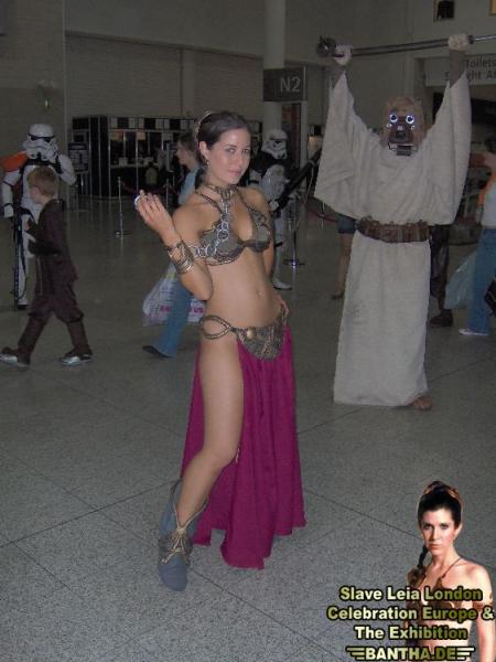 Slave Leia auf der Celebration Europe