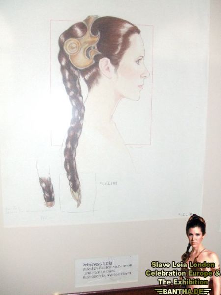 Slave Leia Production Drawing