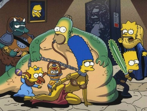 STAR WARS Meet the SIMPSONS the simpsons 8784972 1024 768