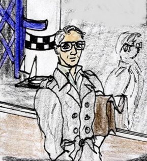 Starlett Wars Titel4
Dr. Newt, oberster Verwalter des Schreckens und Elends im Imperium. Ein grauer Bürokrat...graue Haare, graubleiche Haut, grauer Trenchcoat, den er seit 30 Jahren nicht mehr gewechselt hat und...eine braune (!) Kunstlederaktentasche